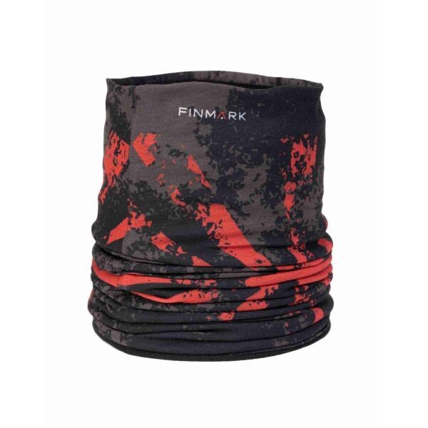 Finmark Finmark MULTIFUNCTIONAL SCARF WITH FLEECE Višenamjenski šal, crna, veličina