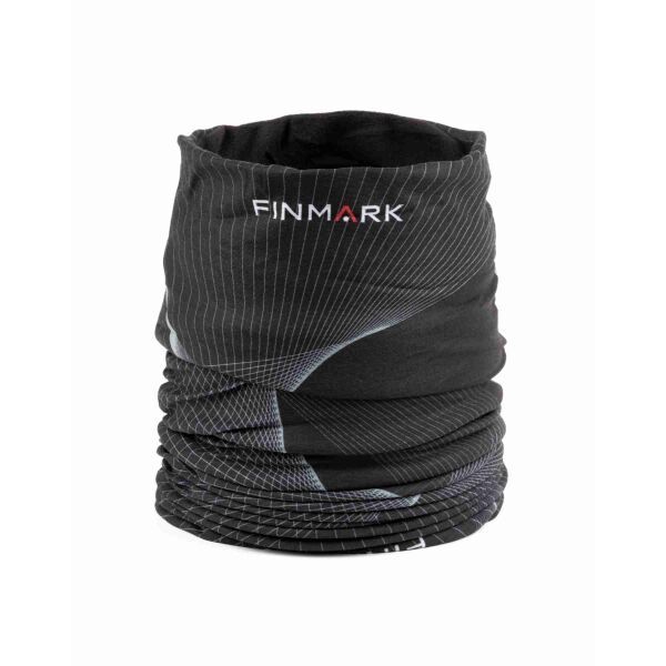 Finmark Finmark MULTIFUNCTIONAL SCARF WITH FLEECE Višenamjenski šal, crna, veličina