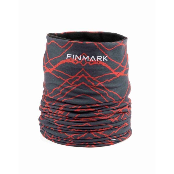 Finmark Finmark MULTIFUNCTIONAL SCARF WITH FLEECE Višenamjenski šal, crvena, veličina