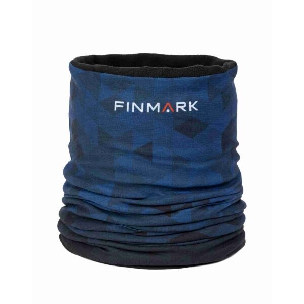 Finmark Finmark MULTIFUNCTIONAL SCARF WITH FLEECE Višenamjenski šal, plava, veličina