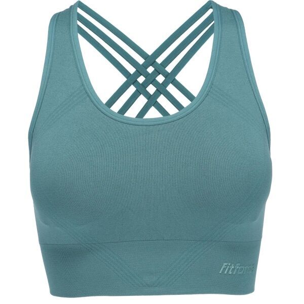 Fitforce Fitforce GEMA Ženski bešavni sportski grudnjak, zelena, veličina
