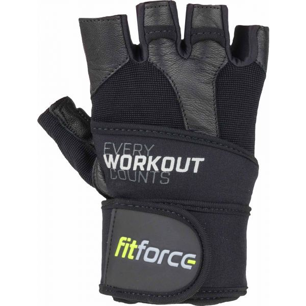 Fitforce Fitforce LINEAR Ženske fitness rukavice, crna, veličina
