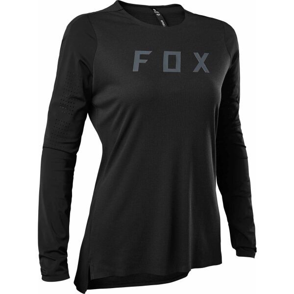 Fox Fox FLEXAIR PRO LS JERSEY W Ženski biciklistički dres, crna, veličina