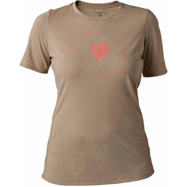 Fox Fox RANGER DR SS W Ženski biciklistički dres, smeđa, veličina