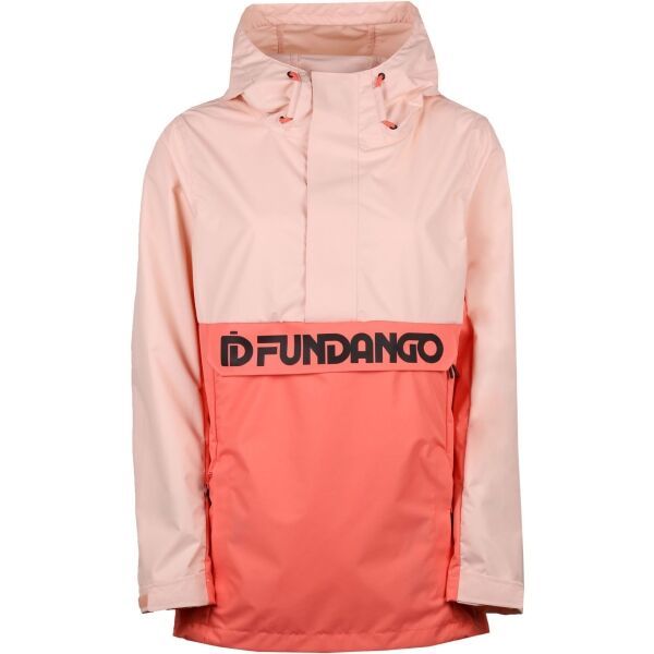 FUNDANGO FUNDANGO BETULA LOGO ANORAK Ženska prijelazna jakna, boja lososa, veličina