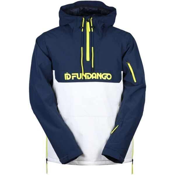 FUNDANGO FUNDANGO BURNABY LOGO ANORAK Muška skijaška/ snowboard jakna, bijela, veličina