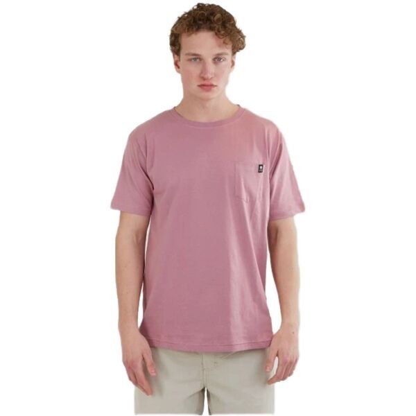 FUNDANGO FUNDANGO TALMER POCKET T-SHIRT Muška majica, ružičasta, veličina