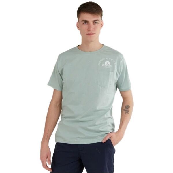 FUNDANGO FUNDANGO TALMER POCKET T-SHIRT Muška majica, svijetlo zelena, veličina