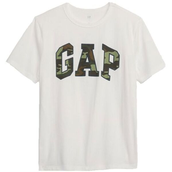 GAP GAP LOGO Majica kratkih rukava za dječake, bijela, veličina