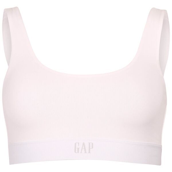 GAP GAP STRETCH COTTON LOGO BRALETTE Ženski grudnjak, bijela, veličina