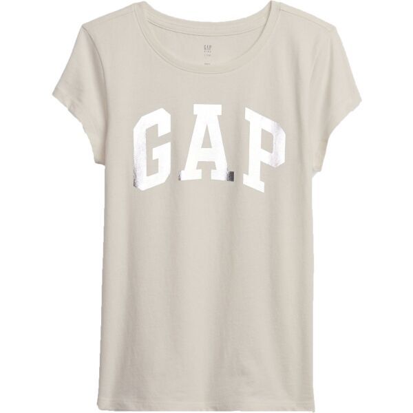 GAP GAP V-FR SS VALUE LOGO TEE Majica za djevojčice, bež, veličina