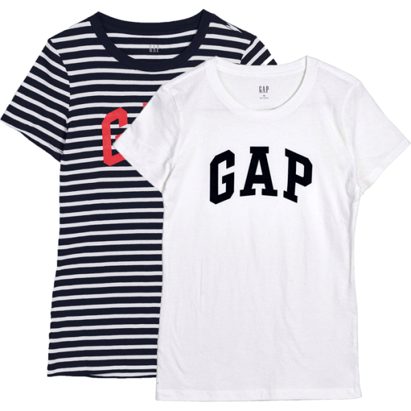 GAP GAP V-GAP FRANCHISE CLSC TEE PACK Ženska majica, bijela, veličina