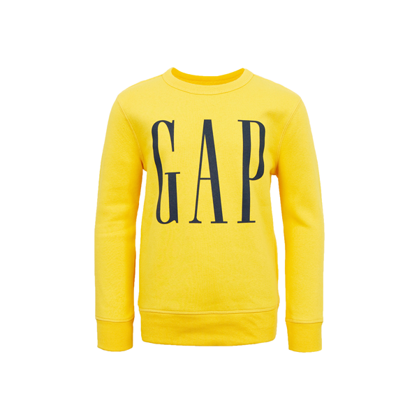 GAP GAP V-LOGO DB CREW Majica za dječake, žuta, veličina