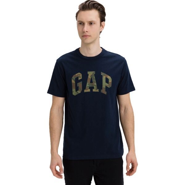GAP GAP V-SS CAMO ARCH LOGO TEE Muška majica, tamno plava, veličina