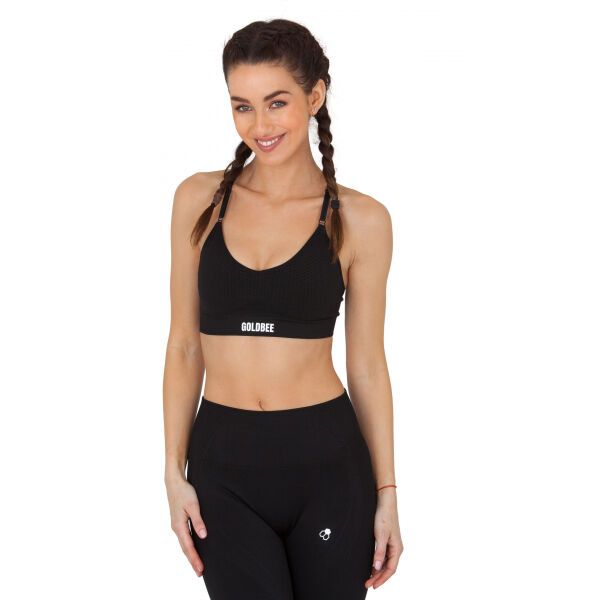 GOLDBEE GOLDBEE BESPORT Ženski grudnjak, crna, veličina