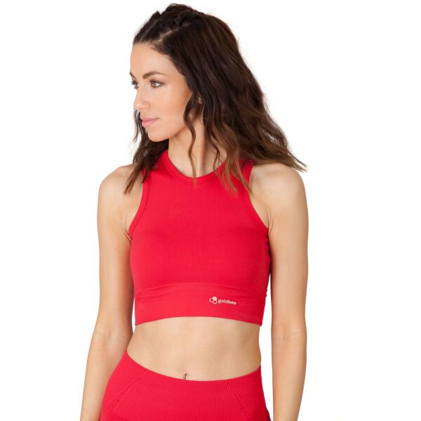GOLDBEE GOLDBEE BETOP LOGO Ženski top, crvena, veličina