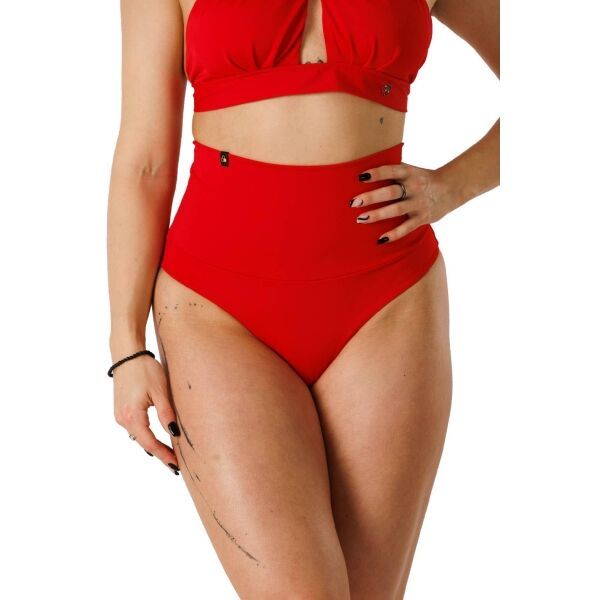 GOLDBEE GOLDBEE SHAPEWEAR SWIMWEAR BOTTOMS Zatezajući donji dio ženskog kupaćeg kostima, crvena, veličina
