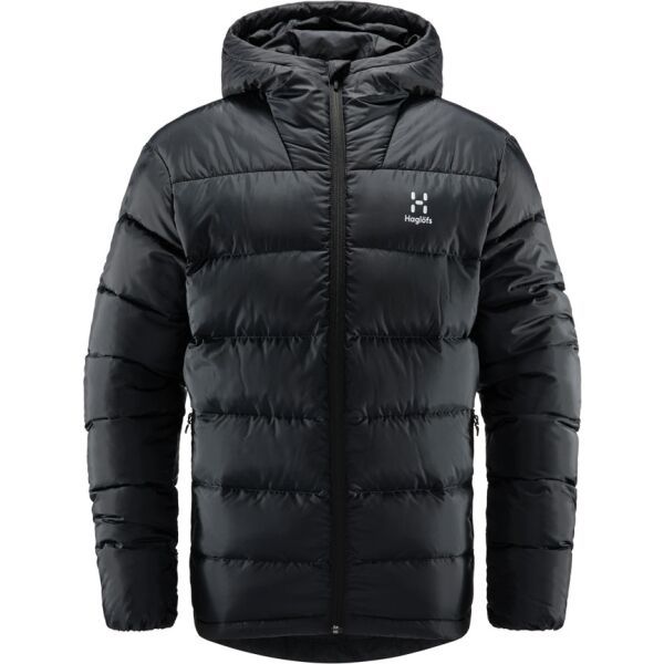HAGLÖFS HAGLÖFS BIELD DOWN HOOD M Muška perjasta jakna, crna, veličina