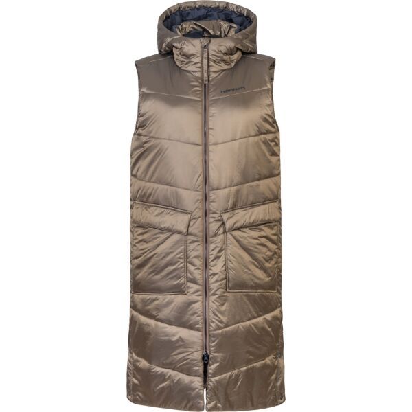 Hannah Hannah WANESA Ženski produženi izolirani prsluk, smeđa, veličina