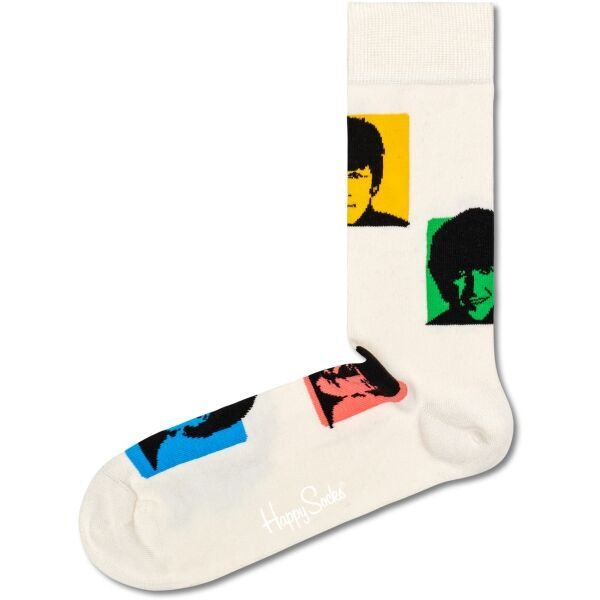 HAPPY SOCKS HAPPY SOCKS BEATLES SILHOUETTES Klasične čarape, bež, veličina