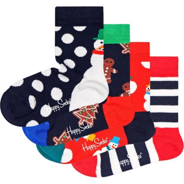 HAPPY SOCKS HAPPY SOCKS HOLIDAY GIFT SET 4P Dječje čarape, mix, veličina