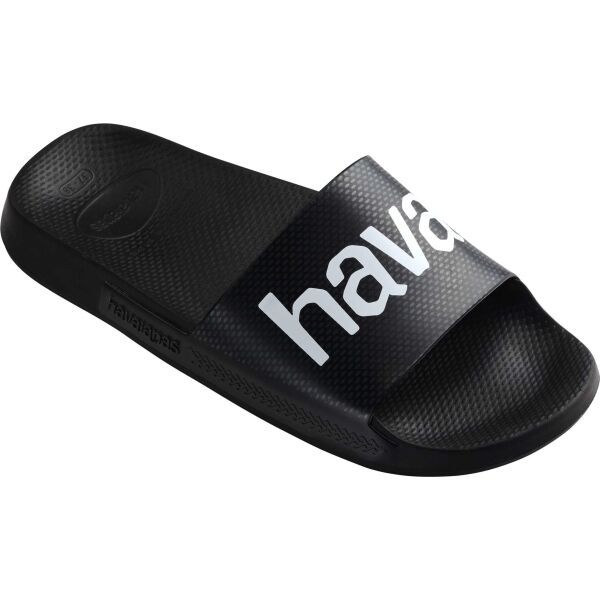 HAVAIANAS HAVAIANAS SLIDE CLASSIC LOGO MANIA Unisex natikače, crna, veličina 37/38