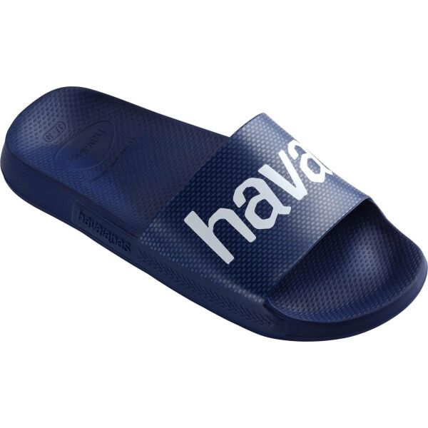 HAVAIANAS HAVAIANAS SLIDE CLASSIC LOGO MANIA Unisex natikače, tamno plava, veličina 43/44