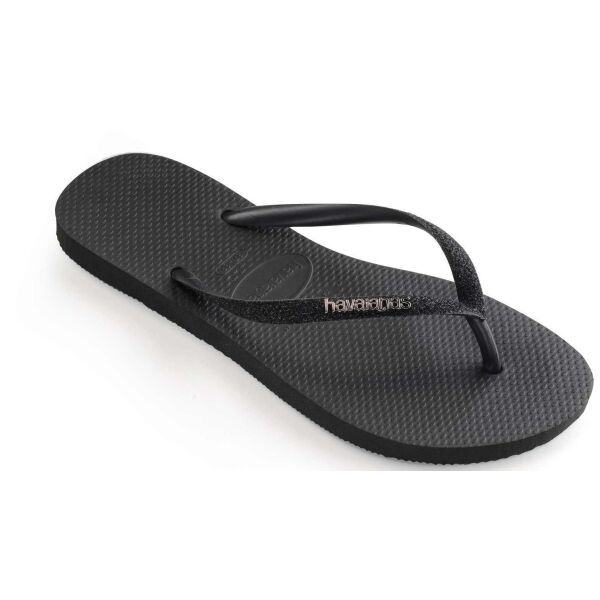 HAVAIANAS HAVAIANAS SLIM GLITTER Ženske japanke, crna, veličina