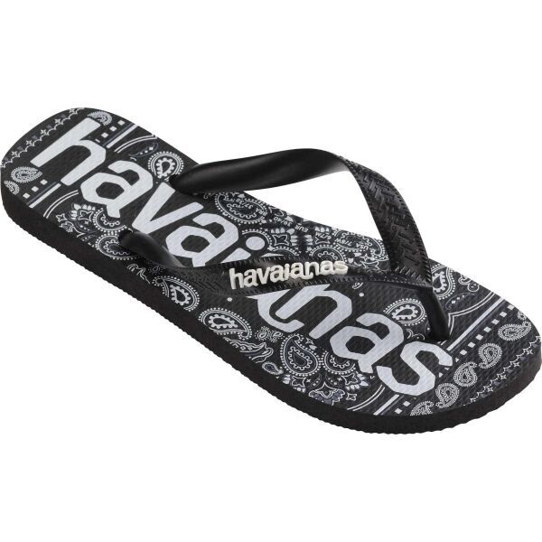 HAVAIANAS HAVAIANAS TOP LOGO MANIA FASHION Unisex japanke, crna, veličina 43/44