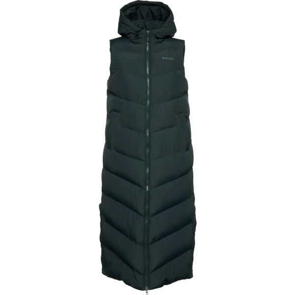 Hi-Tec Hi-Tec LADY GULIETTA Ženski dugi prsluk, tamno zelena, veličina