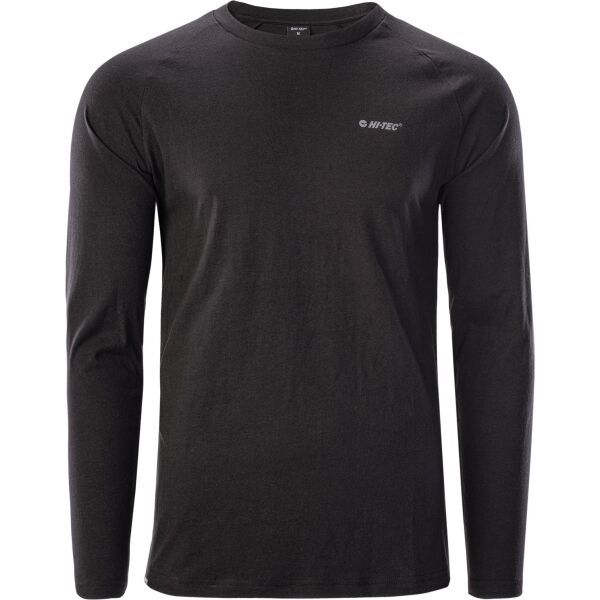 Hi-Tec Hi-Tec PURO LS Muška majica dugih rukava, crna, veličina