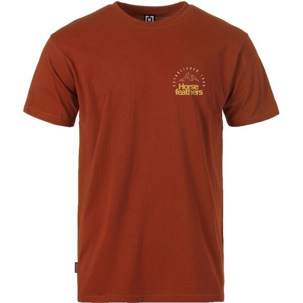 Horsefeathers Horsefeathers PEAK EMBLEM T-SHIRT Muška majica, crvena, veličina