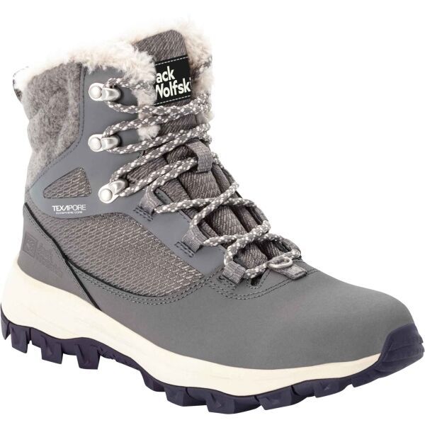 Jack Wolfskin Jack Wolfskin EVERQUEST TEXAPORE HIGH W Ženska zimska obuća, siva, veličina