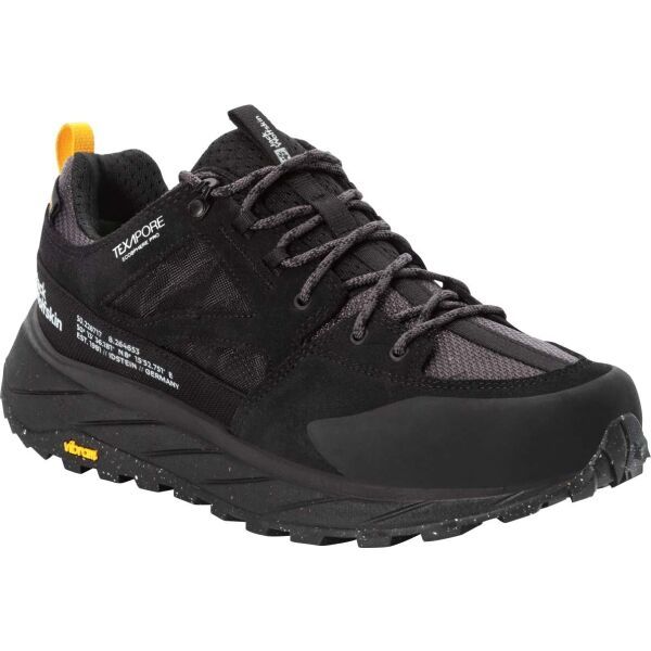Jack Wolfskin Jack Wolfskin TERRAQUEST TEXAPORE LOW M Muške trekking tenisice, crna, veličina