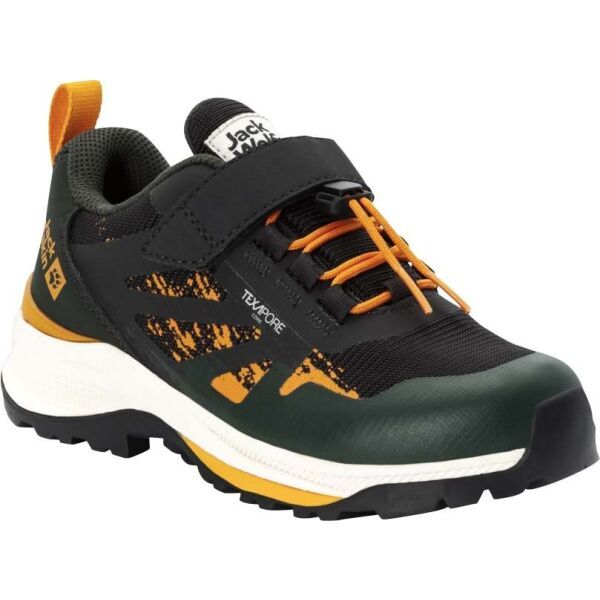 Jack Wolfskin Jack Wolfskin VILI HIKER TEXAPORE K LOW Dječje tenisice za trekking, crna, veličina