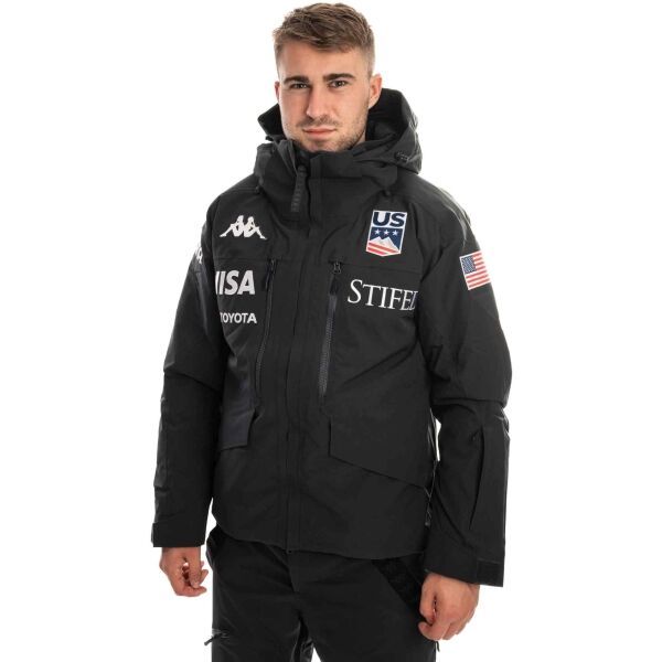 Kappa Kappa 6CENTO 602F US Muška zimska jakna, crna, veličina