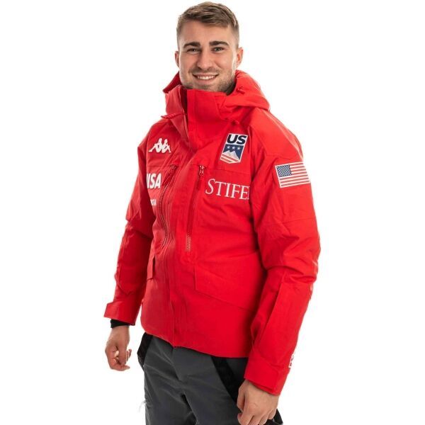 Kappa Kappa 6CENTO 602F US Muška zimska jakna, crvena, veličina