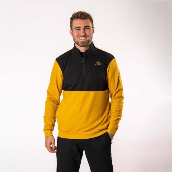 Kappa Kappa LOGO EGAPI 1/2 ZIP Muška majica, žuta, veličina