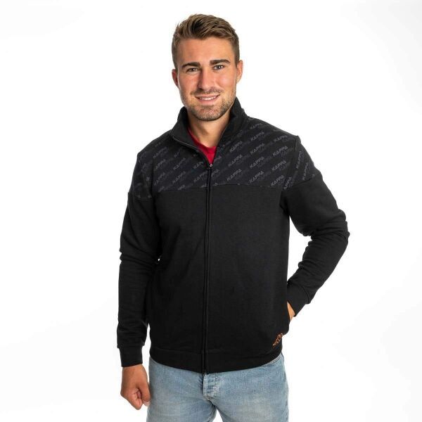 Kappa Kappa LOGO GELO Muška dukserica, crna, veličina