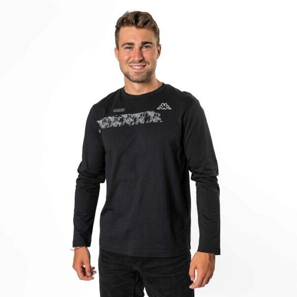 Kappa Kappa LOGO GIMME Muška majica, crna, veličina