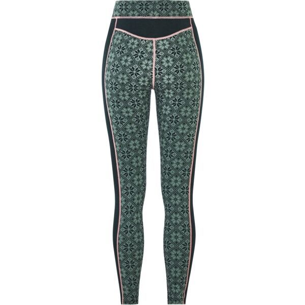 KARI TRAA KARI TRAA ROSE HIGH WAIST PANT Ženske termo hlače, zelena, veličina