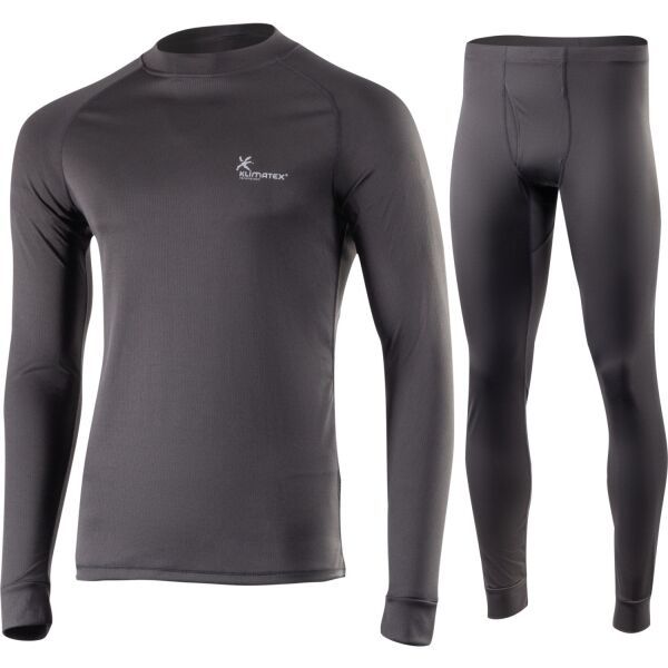 Klimatex Klimatex CALZONE Muški set funkcijskog rublja, tamno siva, veličina