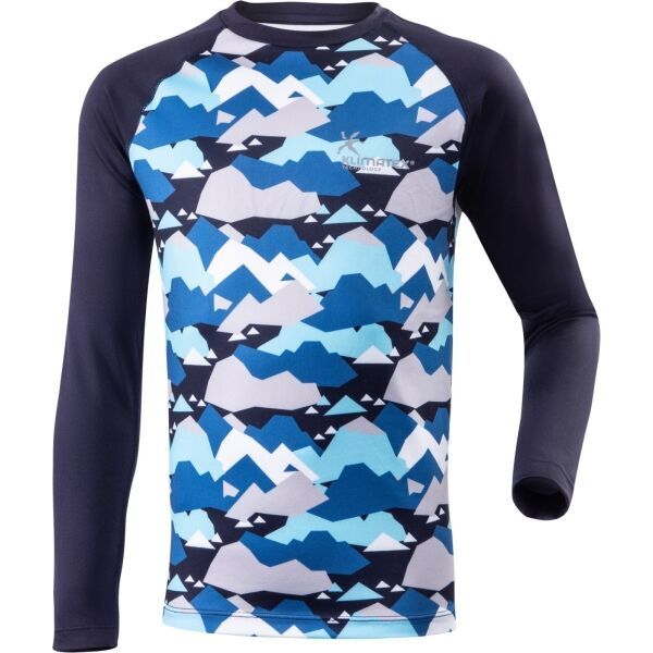 Klimatex Klimatex HELIOS Dugačka funkcionalna majica za dječake, tamno plava, veličina