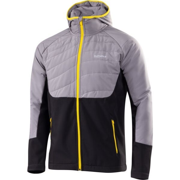 Klimatex Klimatex LUIGI Muška hibridna jakna s kapuljačom, siva, veličina