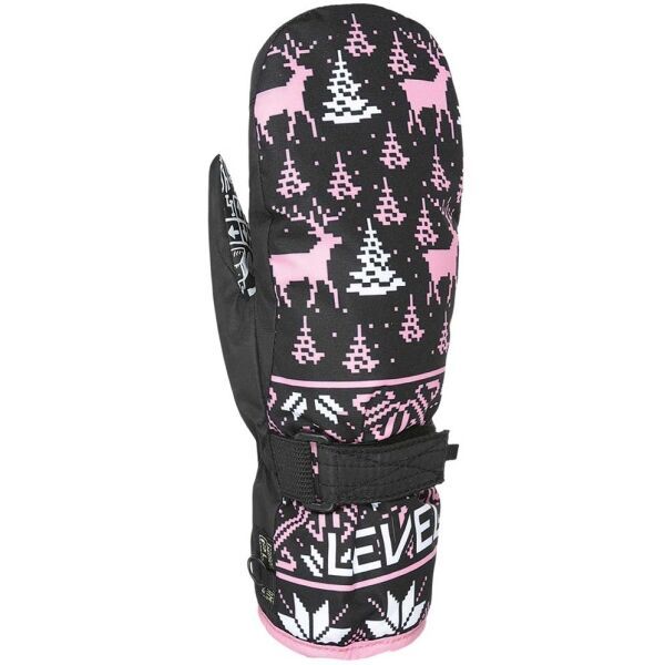 Level Level JUNIOR MITT Dječje rukavice, crna, veličina
