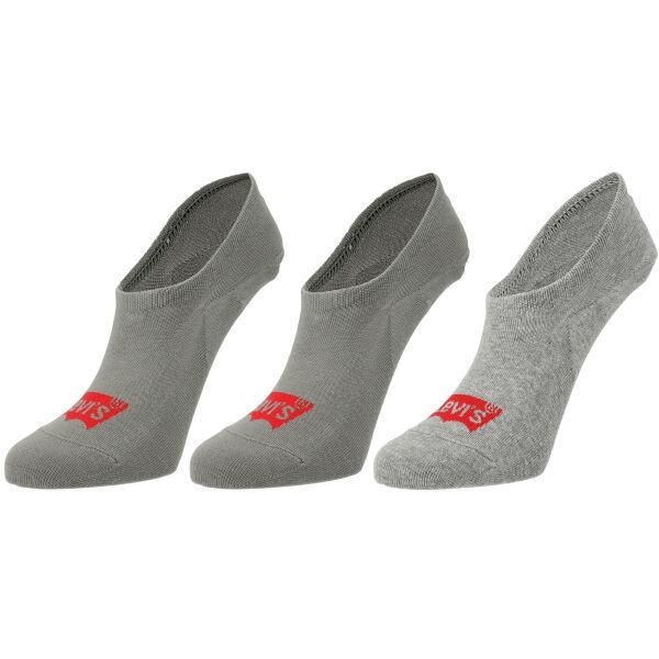 Levi's&reg; Levi's&reg; FOOTIE HIGH RISE BATWING LOGO 3P Čarape, siva, veličina