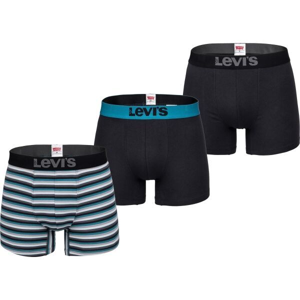 Levi's&reg; Levi's&reg; MEN BACK IN SESSION TRUNK 3P Muške bokserice, crna, veličina