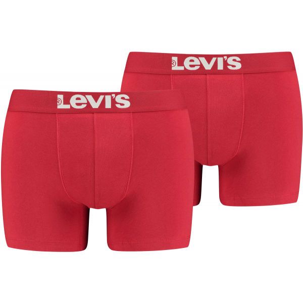 Levi's&reg; Levi's&reg; MEN SOLID BASIC BOXER 2P Muške bokserice, crvena, veličina