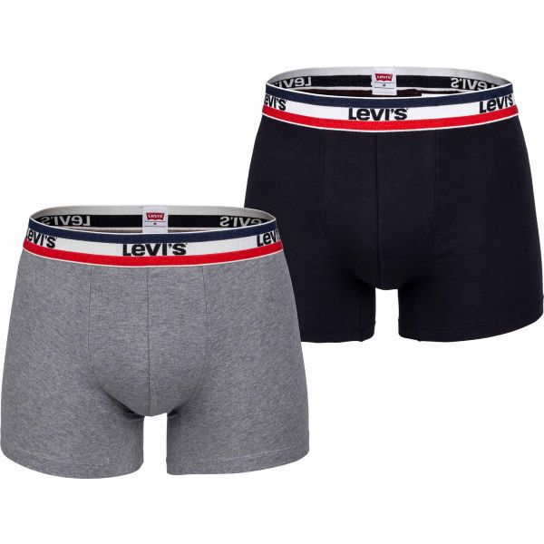 Levi's&reg; Levi's&reg; MEN SPRTSWR LOGO BOXER BRIEF 3P Muške bokserice, crna, veličina
