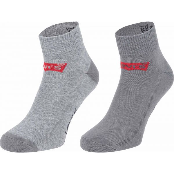 Levi's&reg; Levi's&reg; MID CUT BATWING LOGO 3P Čarape, siva, veličina